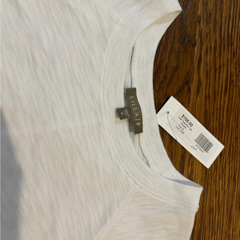 LillaP white casual Tee new tags on - Picture 3 of 6